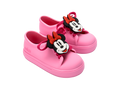 Pembe Mini Melissa Mickey & Friends çocuk sneaker, Melflex™ ile yumuşak, esnek ve çıkarılabilir Mickey detayıyla, kolay temizlenir, ultra rahat Grenflex™ taban.