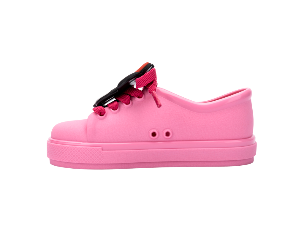 Pembe Mini Melissa Minnie Mouse çocuk ayakkabısı, nefes alabilen tasarım, bağcıklı sneaker ayakkabı 