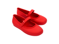 Mini Melissa Soft Ballerina INF kırmızı çift görünüm, günlük şık çocuk balerin ayakkabısı