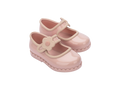 Mini Melissa Hip Ballerina BB pembe çocuk ayakkabı – çift görünüm, kaymaz taban, çiçekli kayış, günlük ve özel günler için uygun