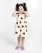 Mini Melissa Colors renkli tabanlı kız çocuk sandalet model üzerinde görünüm