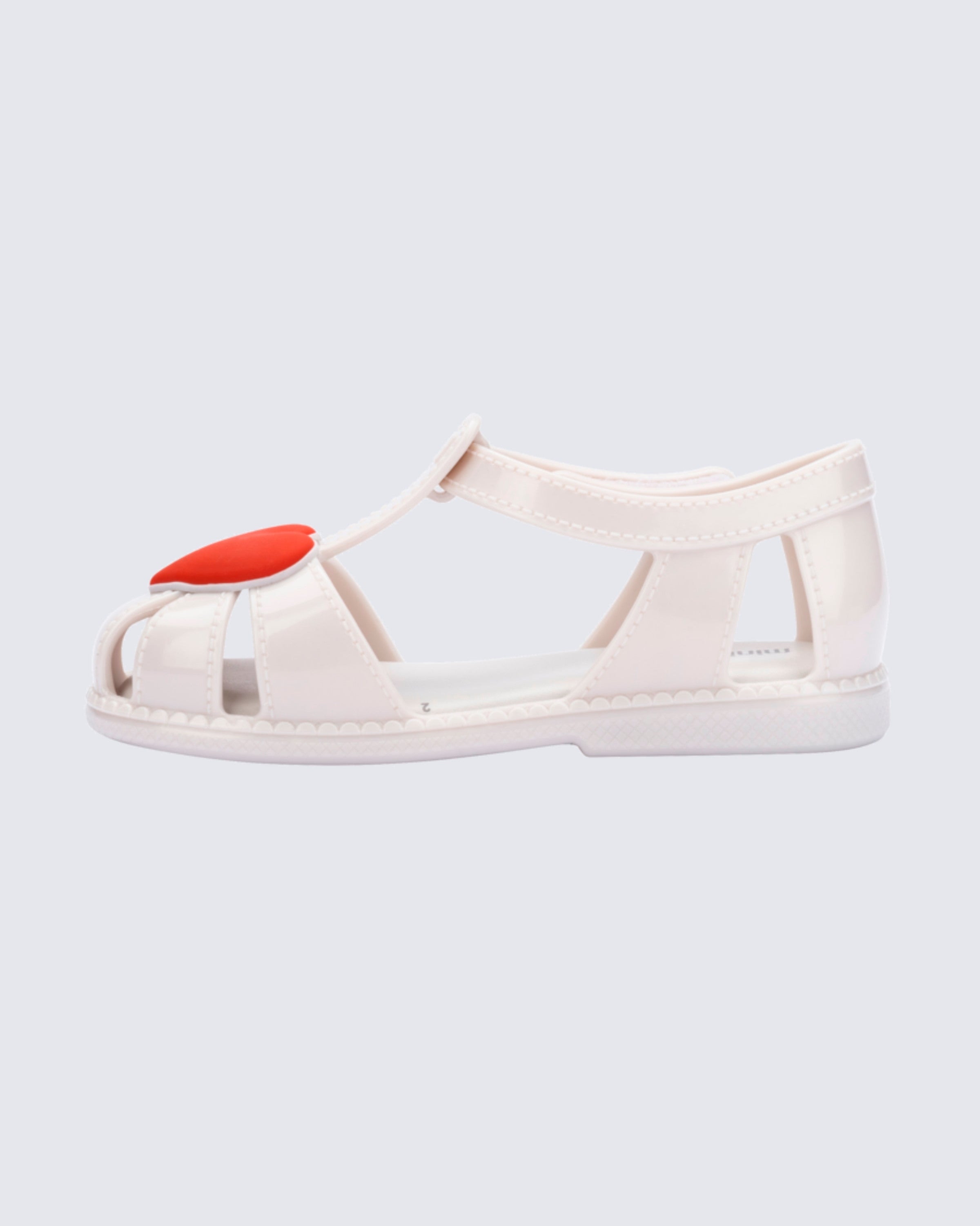 Mini Melissa Hip Heart Ballerina yumuşak tabanlı çocuk ayakkabısı yan görünüm
