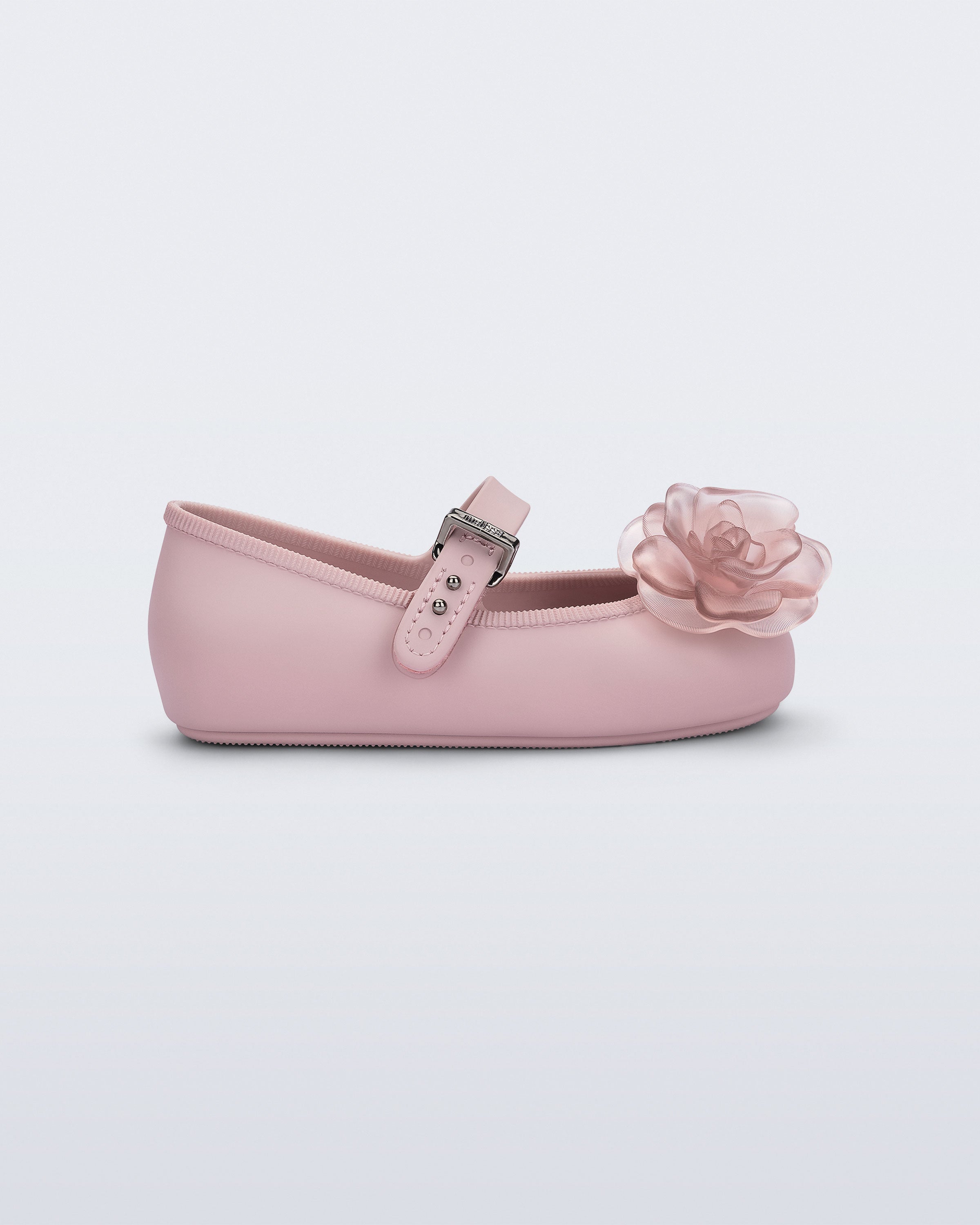 Mini Melissa Soft Ballerina Petals çiçek detaylı balerin ayakkabı