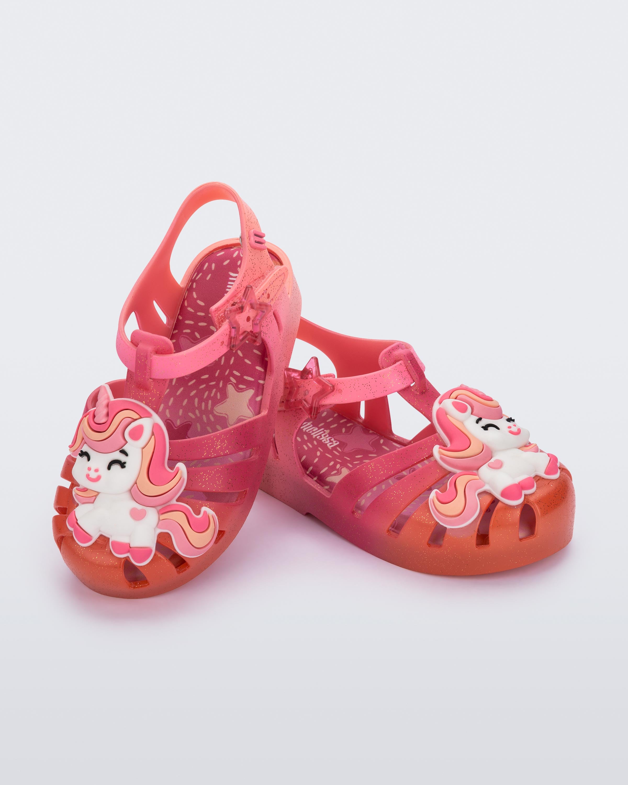 Mini Melissa Possession Uni Baby unicorn detaylı sandalet ön detay