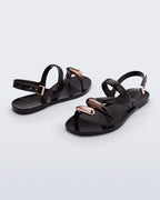 Melissa Iris Sandal siyah/bronz çift ürün görseli