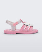 Mini Melissa Hip + Hello Kitty Baby pembe kız bebek sandalet yan görünüm