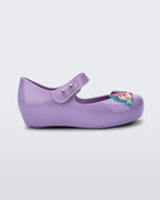 Mini Melissa Hello Kitty Baby lila velcro cırt cırtlı kayış detay yan görünüm