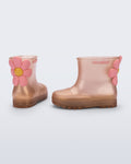 Ombre Mini Melissa Welly Bloomy çifti üstten açıyla; mat verniks kaplama net şekilde görünüyor.
