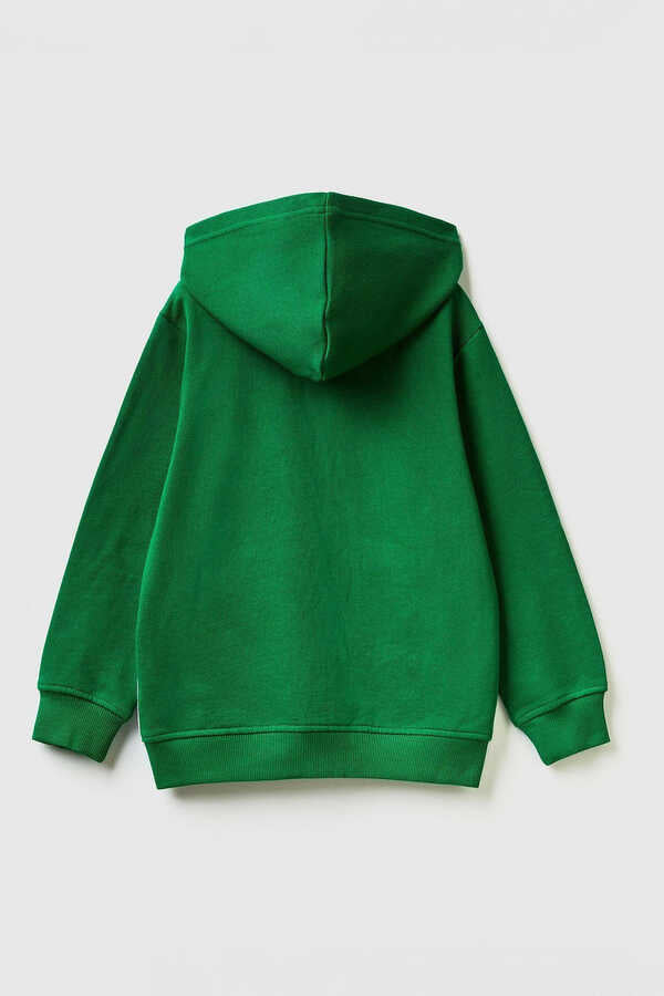 Benetton Zipli Kapüşonlu Mix Renk Sweatshirt - Riki Baby&Kids