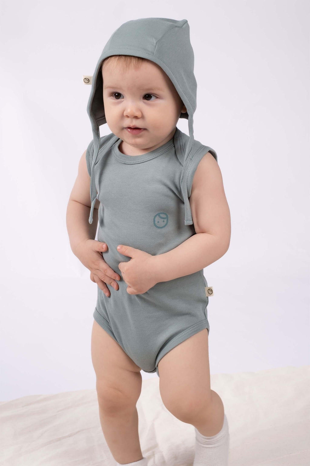3' lü Çıtçıtlı Atlet Organik Pamuk Body Seti Animal Desenli - Riki Baby&Kids