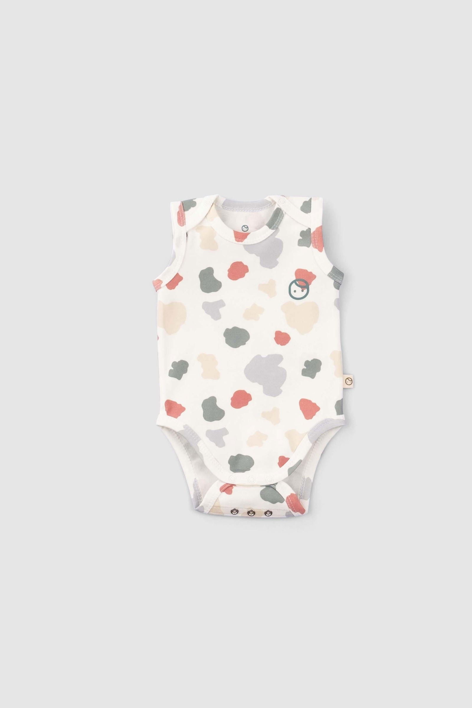3' lü Çıtçıtlı Atlet Organik Pamuk Body Seti Animal Desenli - Riki Baby&Kids