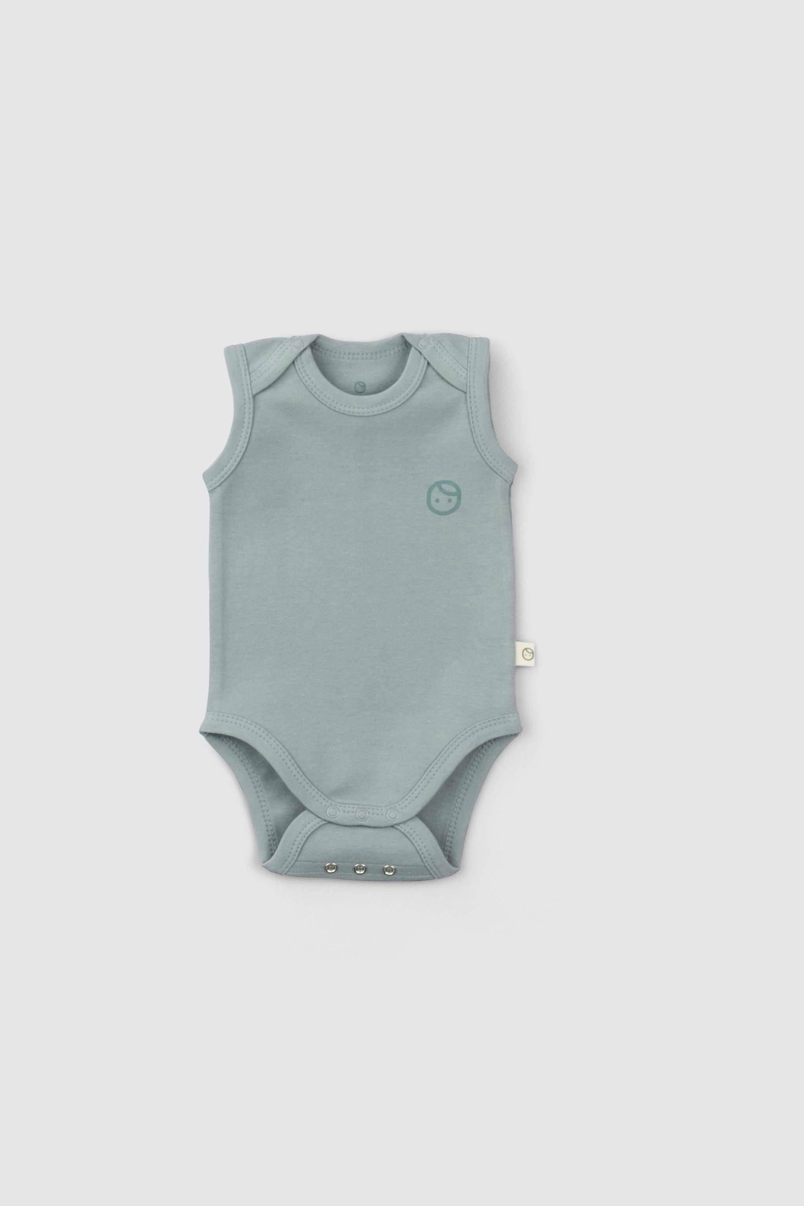 3' lü Çıtçıtlı Atlet Organik Pamuk Body Seti Animal Desenli - Riki Baby&Kids
