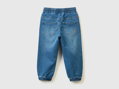 Benetton Erkek Bebek Mavi Denim Pantolon - Riki Baby&Kids