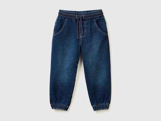 Benetton Erkek Bebek Lacivert Denim Pantolon - Riki Baby&Kids