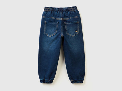 Benetton Erkek Bebek Lacivert Denim Pantolon - Riki Baby&Kids