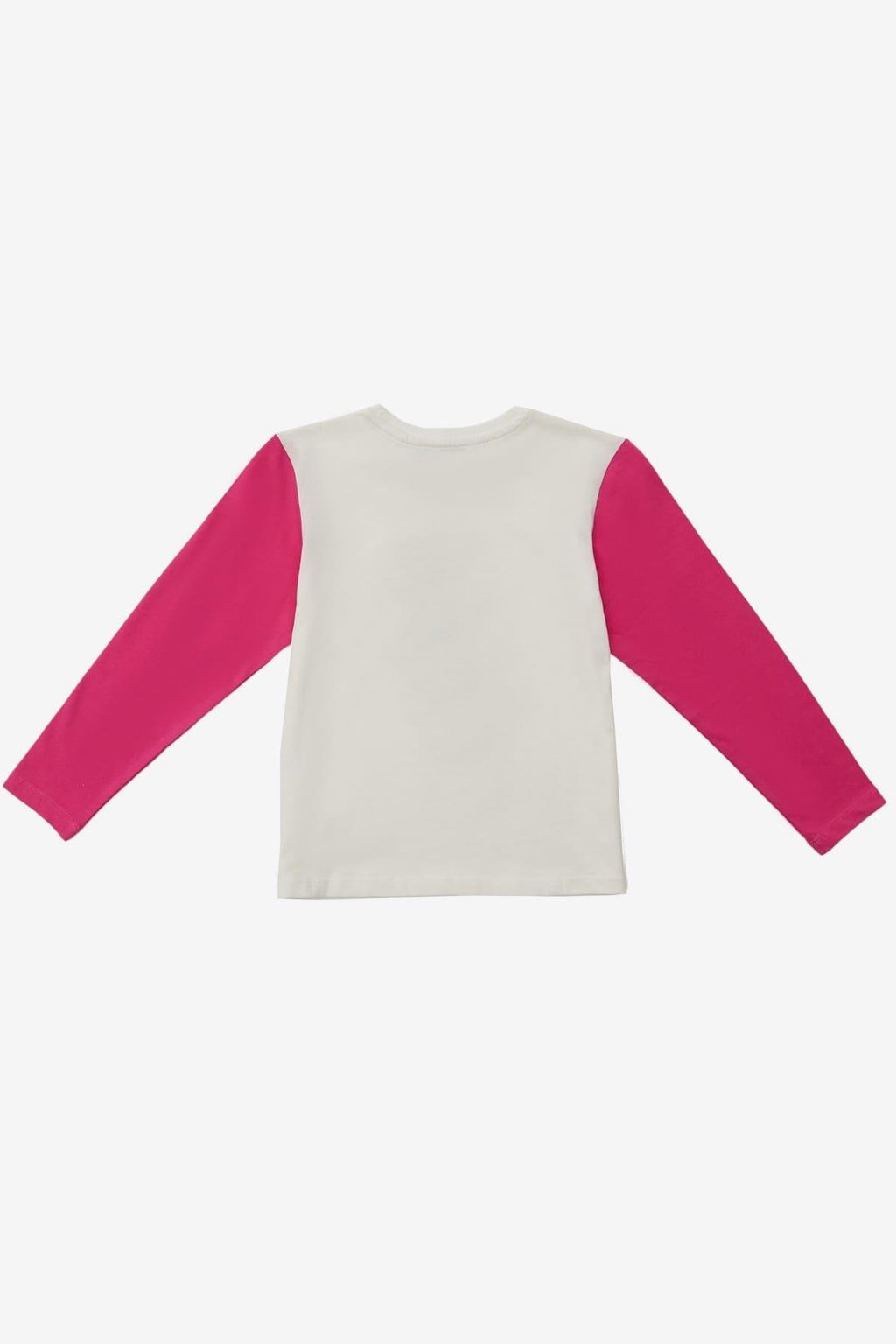 Benetton Kız Çocuk Kalp Baskılı Tişört - Riki Baby&Kids