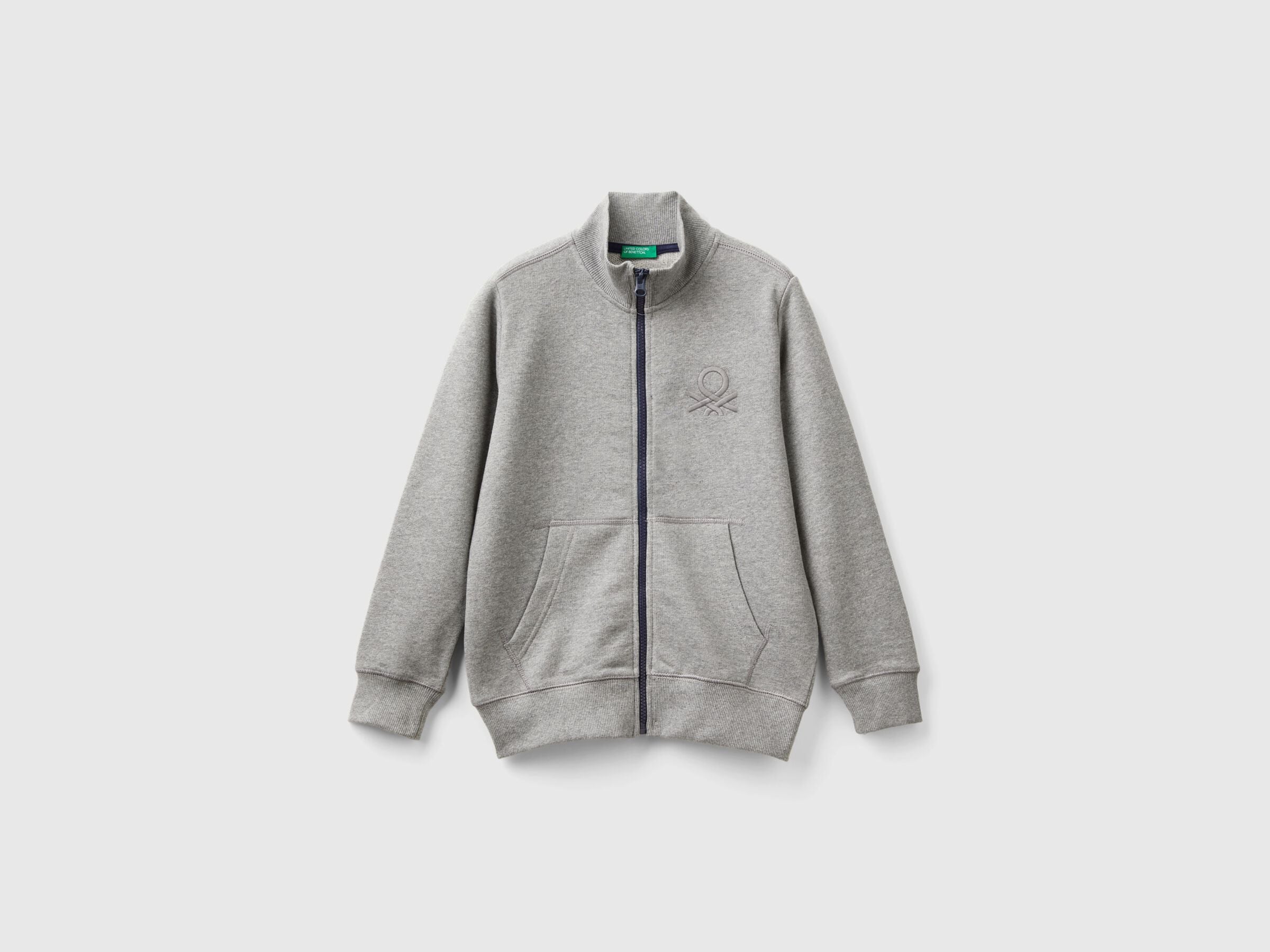 Benetton Çocuk Zipli Dik Yaka Sweatshirt - Riki Baby&Kids
