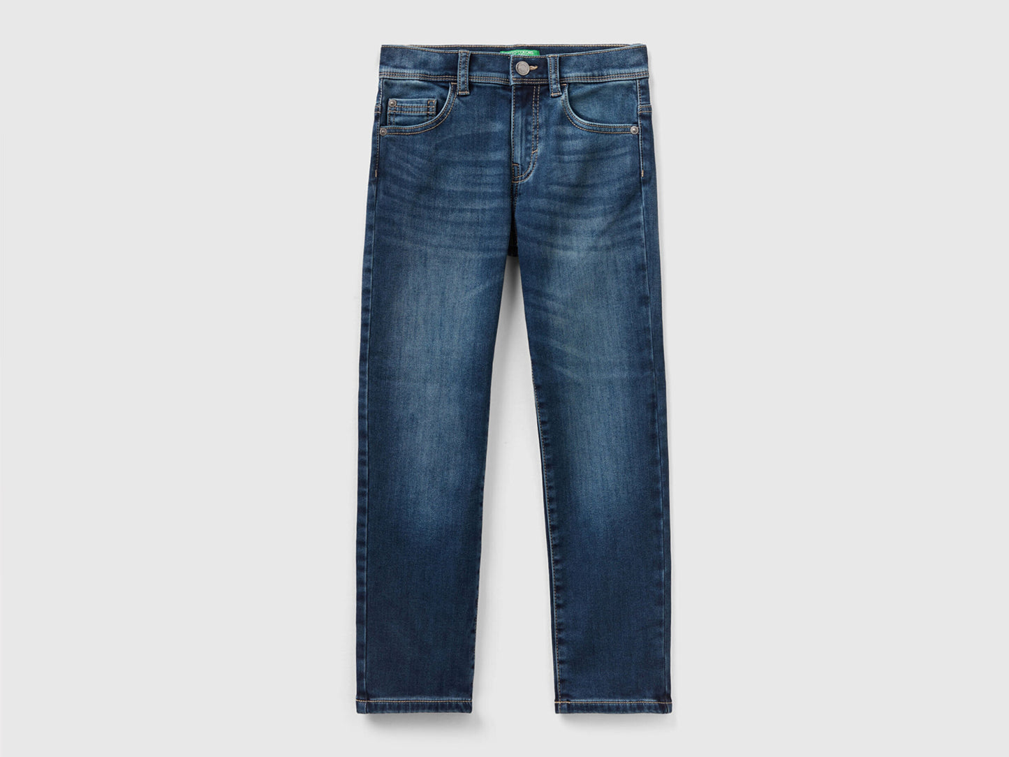 Benetton Keep Me Warm Erkek Çocuk Lacivert Denim Pantolon - Riki Baby&Kids