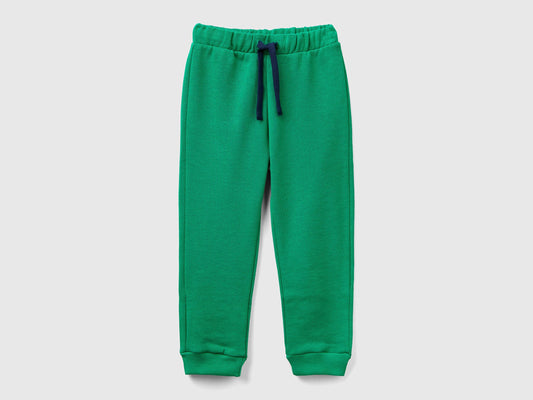 Benetton Erkek Bebek Yeşil Arka Cebi Logo Eşofman Altı