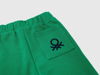 Benetton Erkek Bebek Yeşil Arka Cebi Logo Eşofman Altı