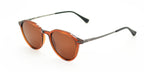 LOOKlight Gregor Jelly Brown gözlük, yandan görünüm: metal saplar ve siyah sap uçları