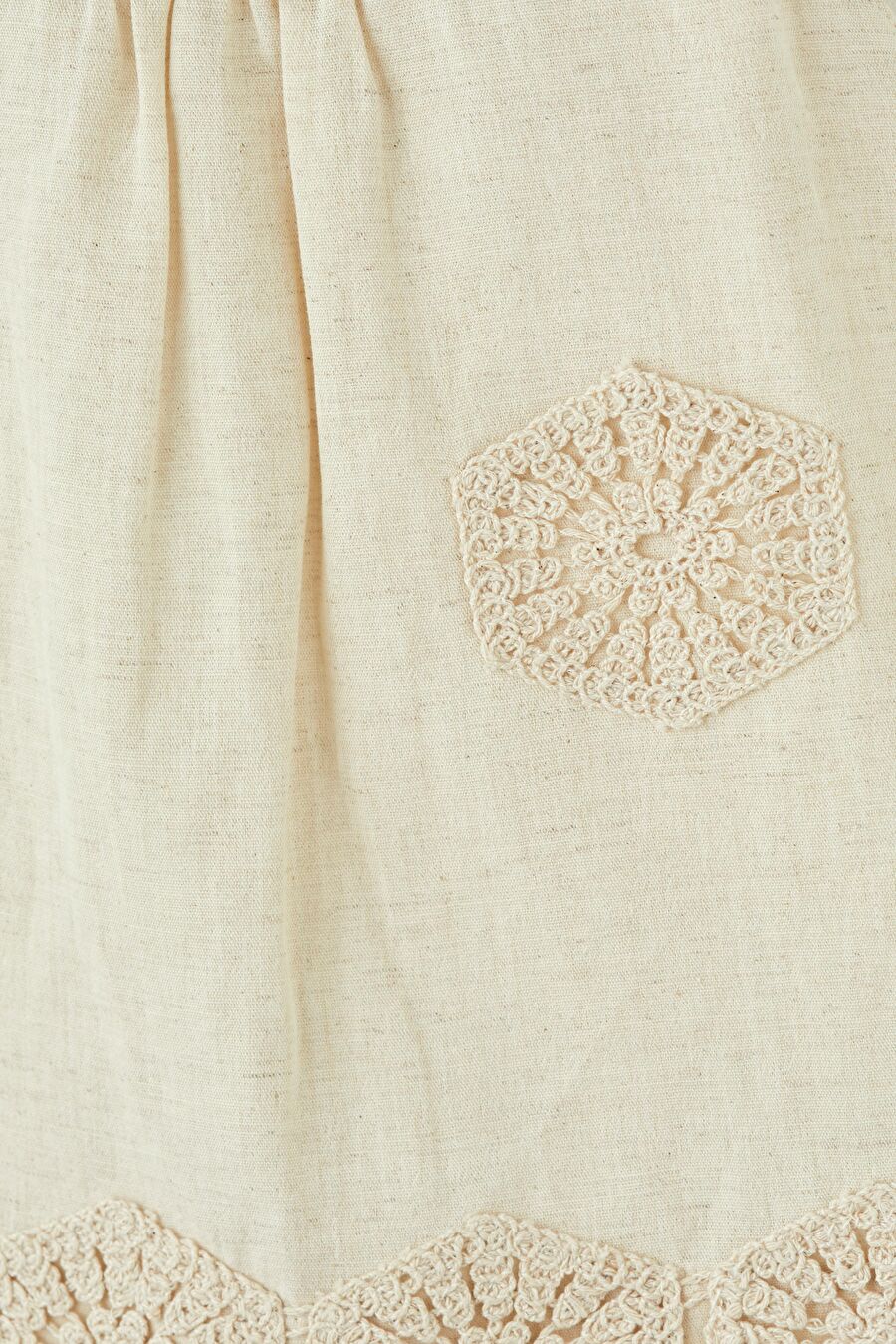 Patique Boho Raw Bej Elbise