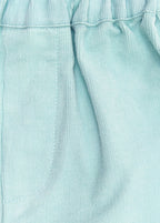 Crystal Baby İnce Fitilli Kadife Havuç Kesim Pantolon – Eggshell Blue