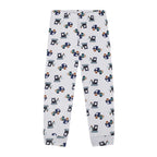 Oyun ve uyku için inşaat desenli organik pamuk pijama takımı
