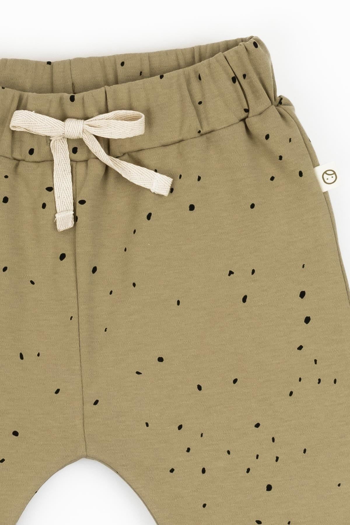 Bebek Pijama Takımı Cosmos Haki Organik Pamuk - Riki Baby&Kids