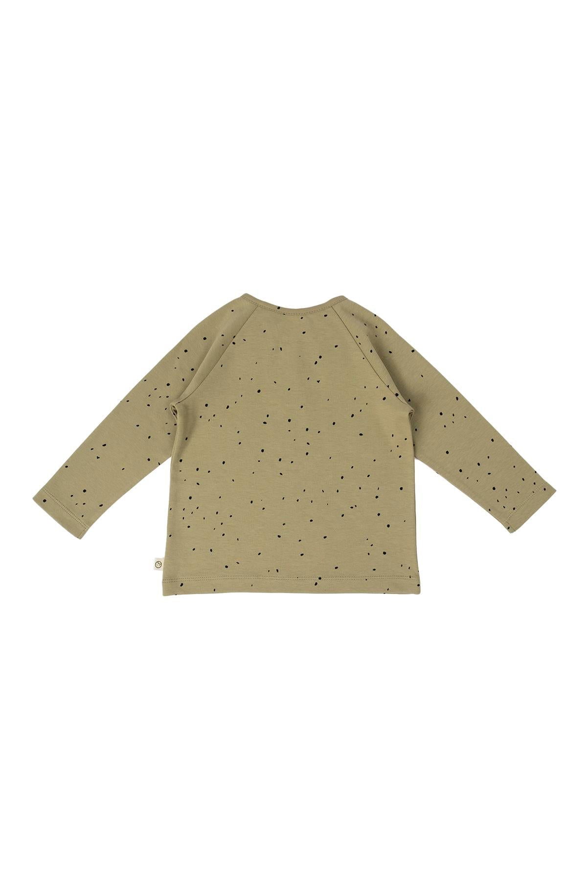 Bebek Pijama Takımı Cosmos Haki Organik Pamuk - Riki Baby&Kids