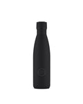 Cool Bottles Mono Black 500 ml siyah çelik termos şişe, önden görünüm