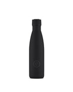Cool Bottles Mono Black 500 ml siyah çelik termos şişe, önden görünüm