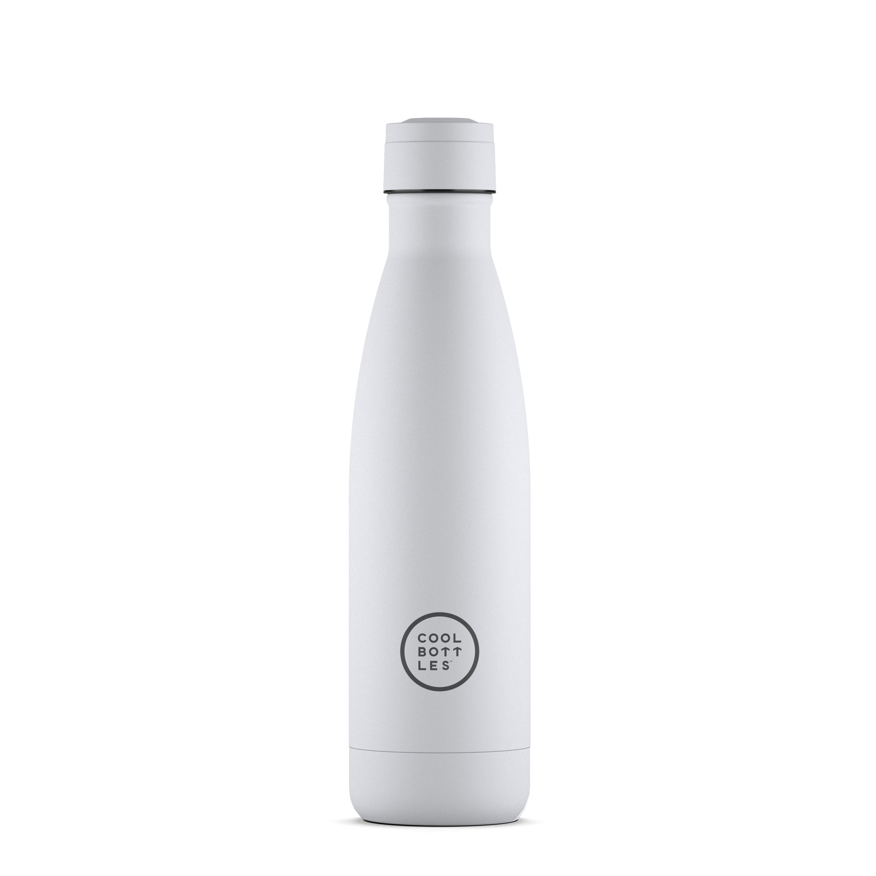 Cool Bottles Mono White – TripleCool™ Termos Şişe (500 / 750 ml)