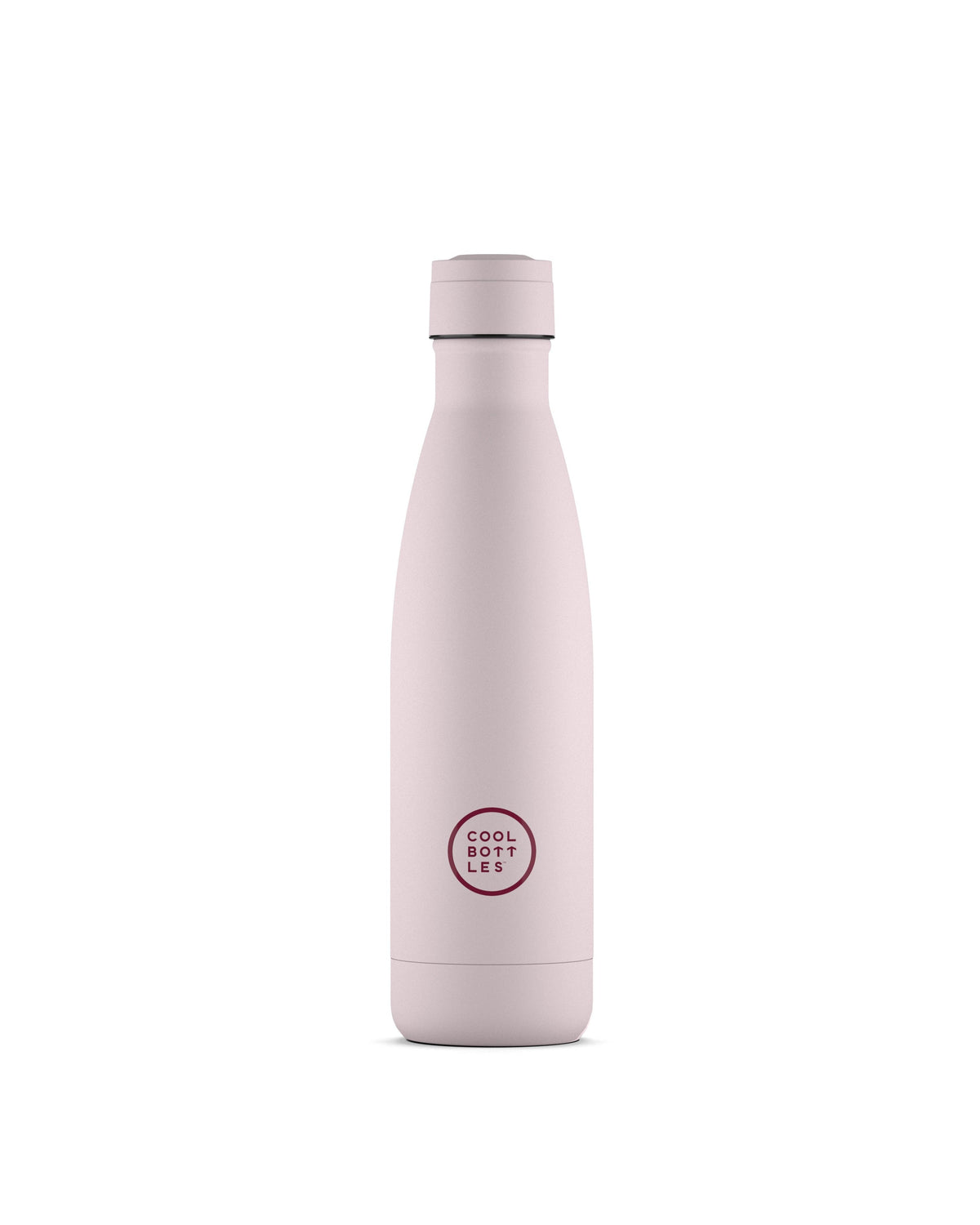 Cool Bottles Pastel Pink 500 ml pembe çelik termos şişe, önden görünüm