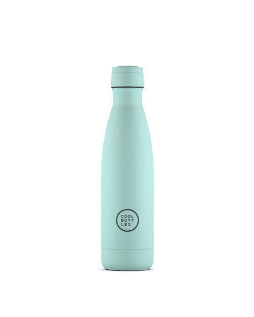 Cool Bottles Pastel Sky 500 ml mavi çelik termos şişe, önden görünüm