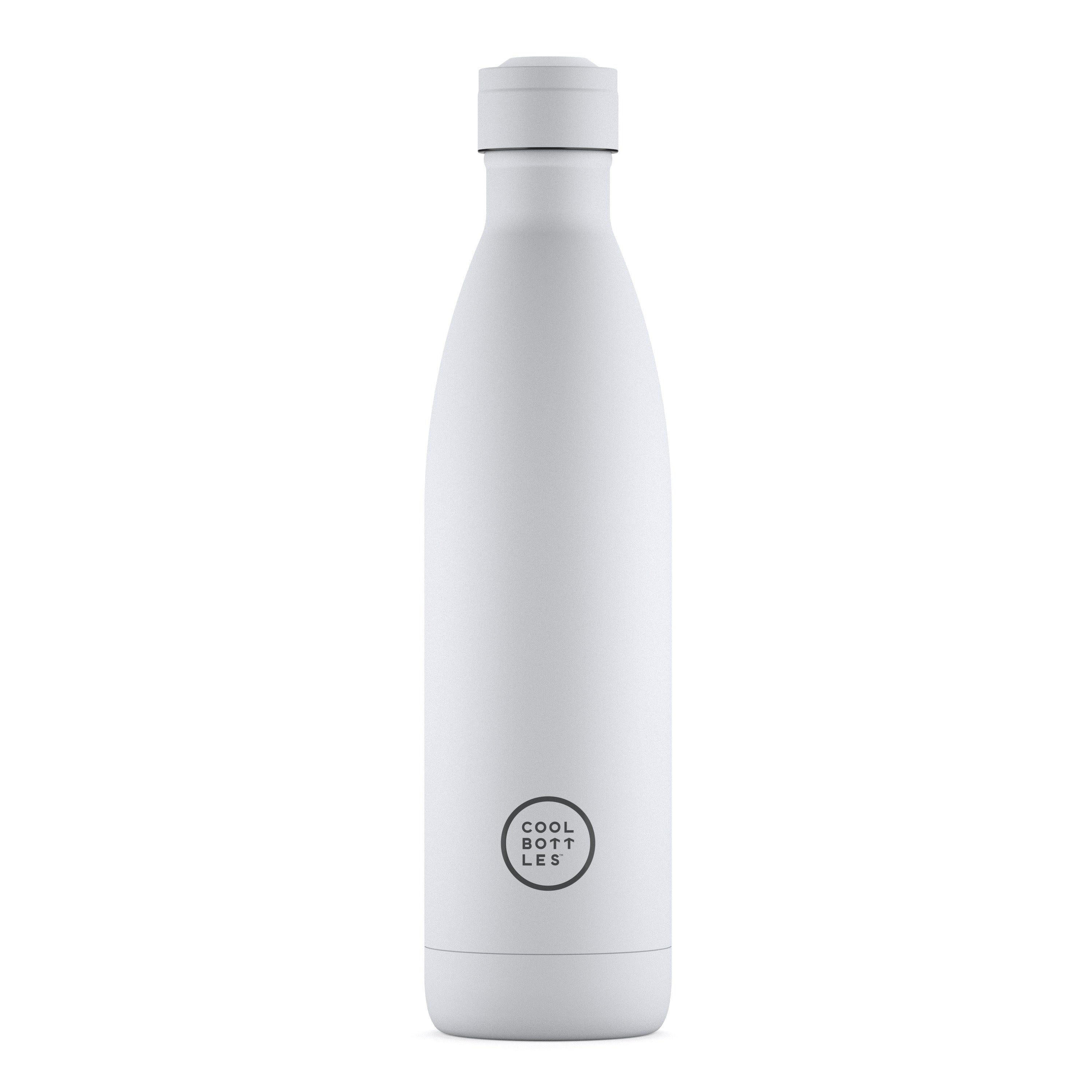 Cool Bottles Mono White – TripleCool™ Termos Şişe (500 / 750 ml)