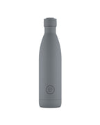 Cool Bottles Pastel Grey 750 ml gri çelik termos şişe, önden görünüm