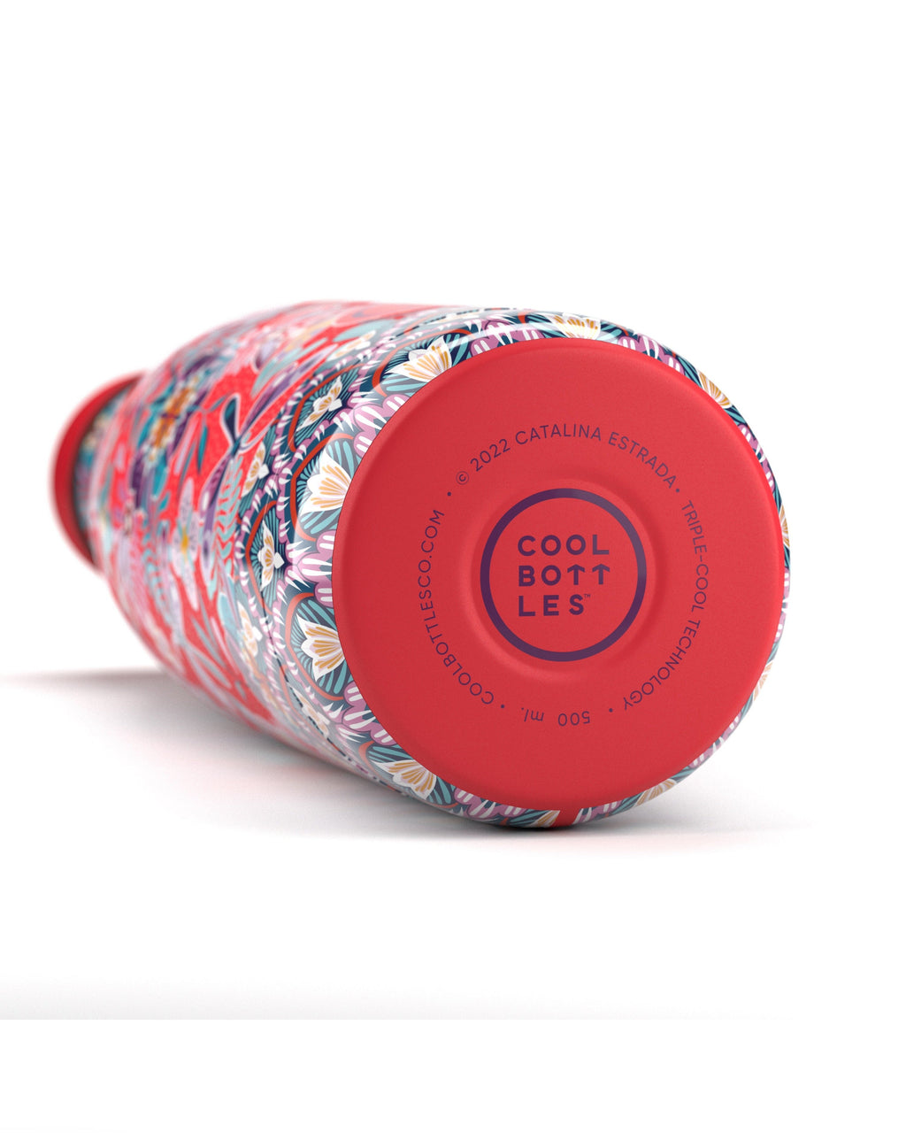Cool Bottles Dragonfly Paradise 3D kabartma yusufcuk deseni yakın çekim