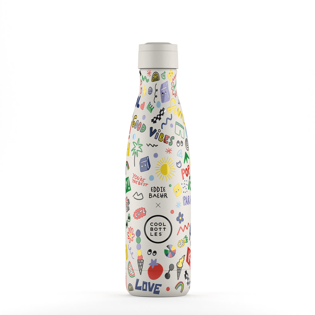 Cool Bottles Eddie Baehr - Good Vibes 500 ml Paslanmaz Çelik Matara