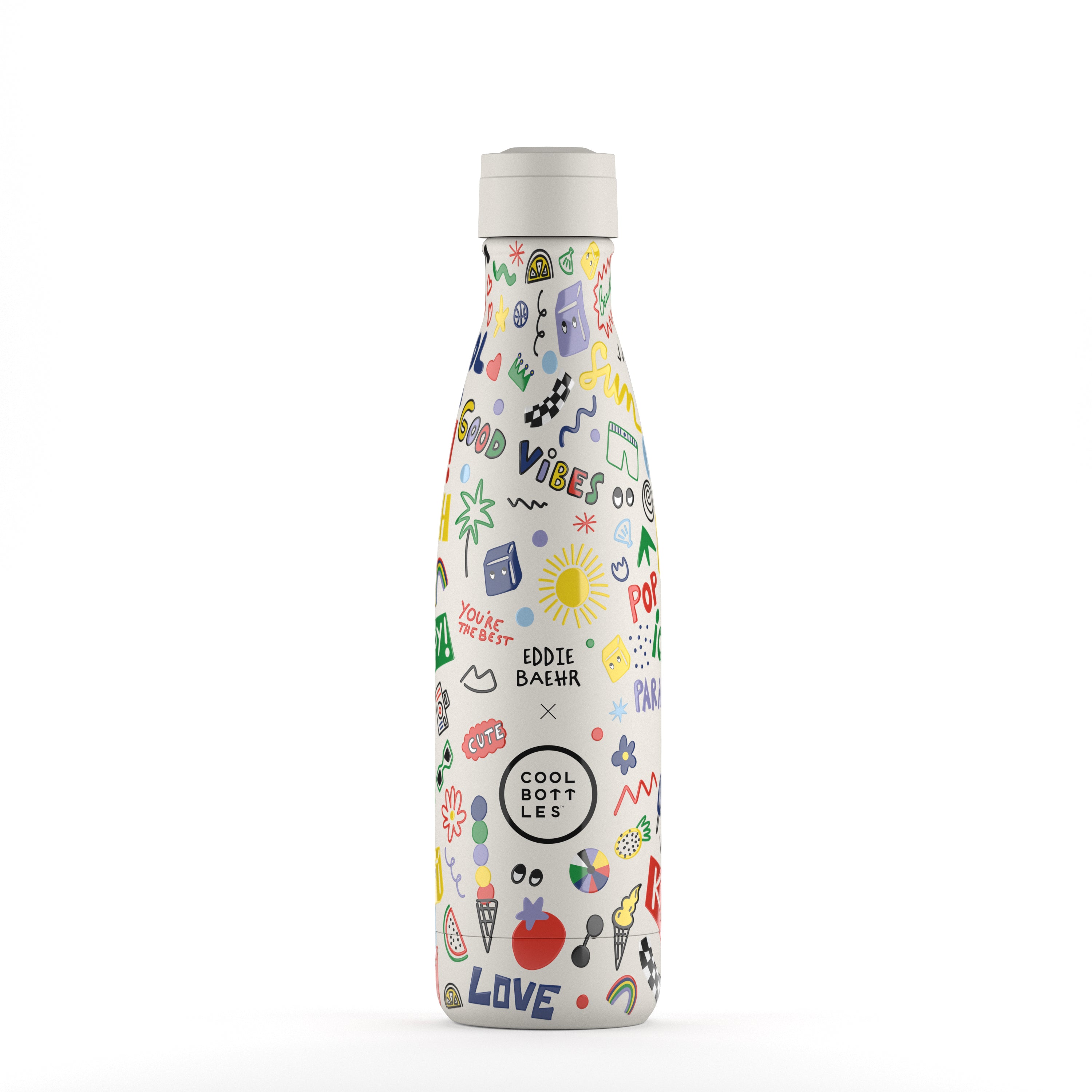 Cool Bottles Eddie Baehr - Good Vibes 500 ml Paslanmaz Çelik Matara
