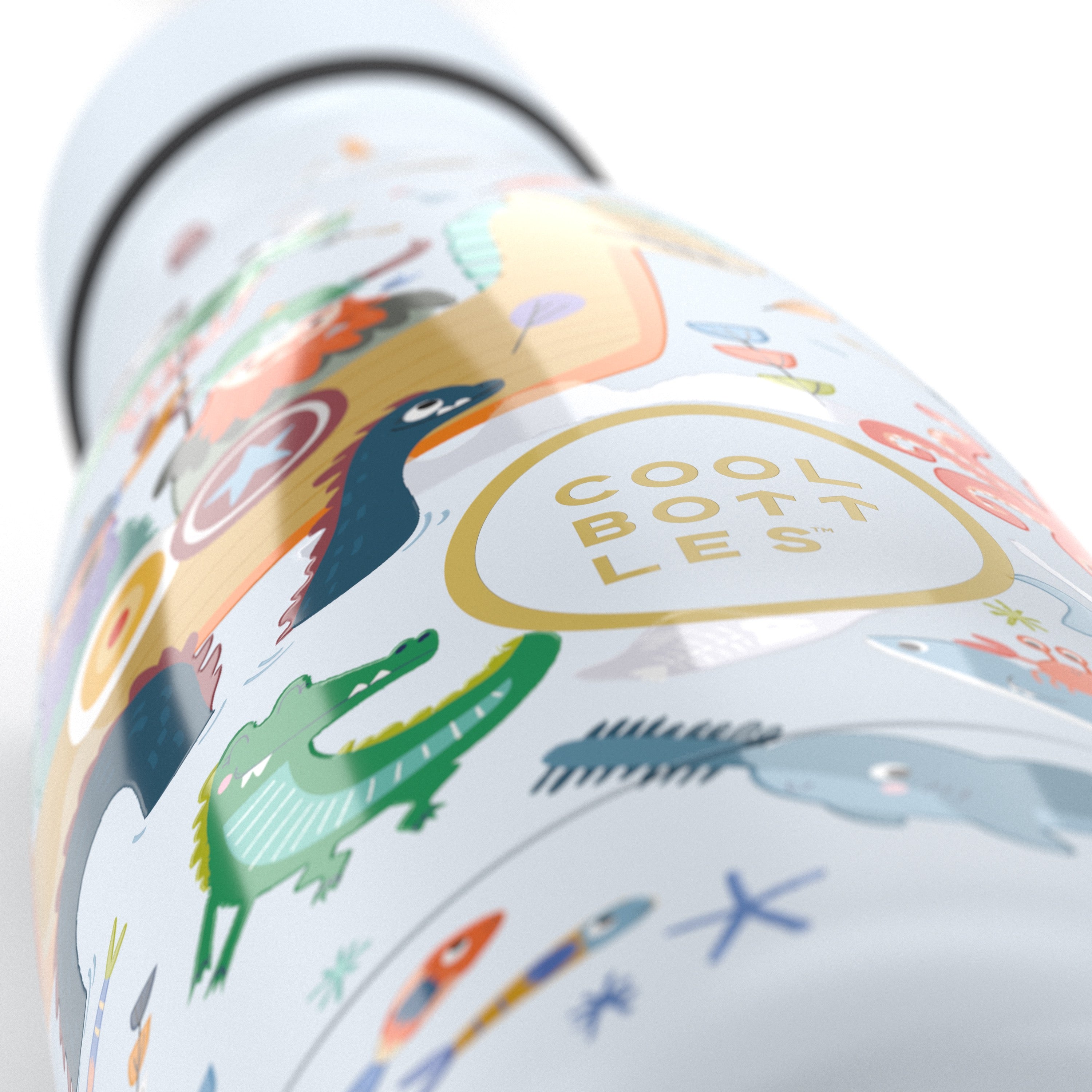 Cool Bottles Kids 350ml - Brave Vikings Paslanmaz Çelik Çocuk Matarası