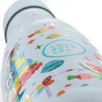 Cool Bottles Kids Candy Land şeker deseni 3D kabartma yakın çekim