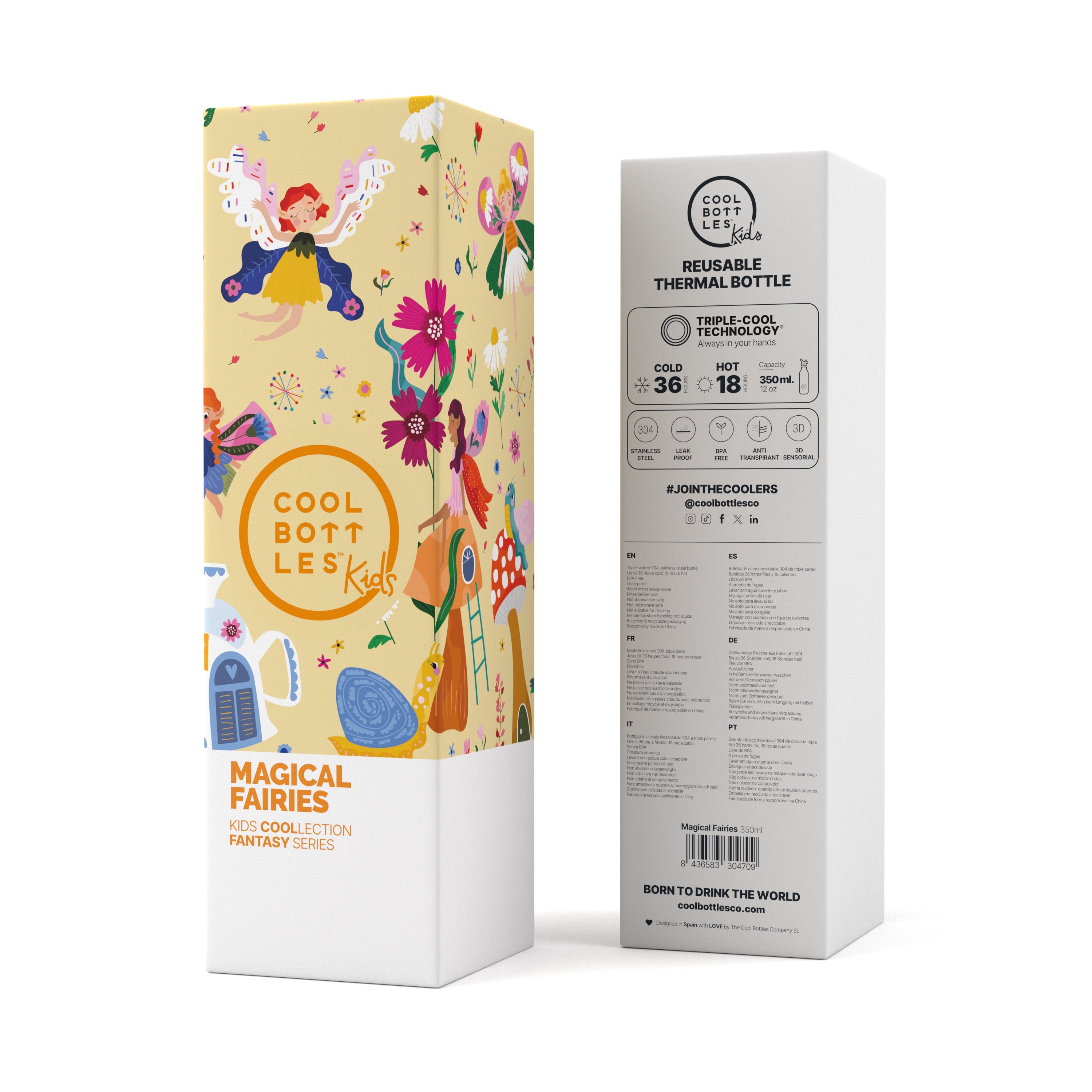 The Bottles Kids 350ml - Çocuklar için Termos Matara Magical Fairies