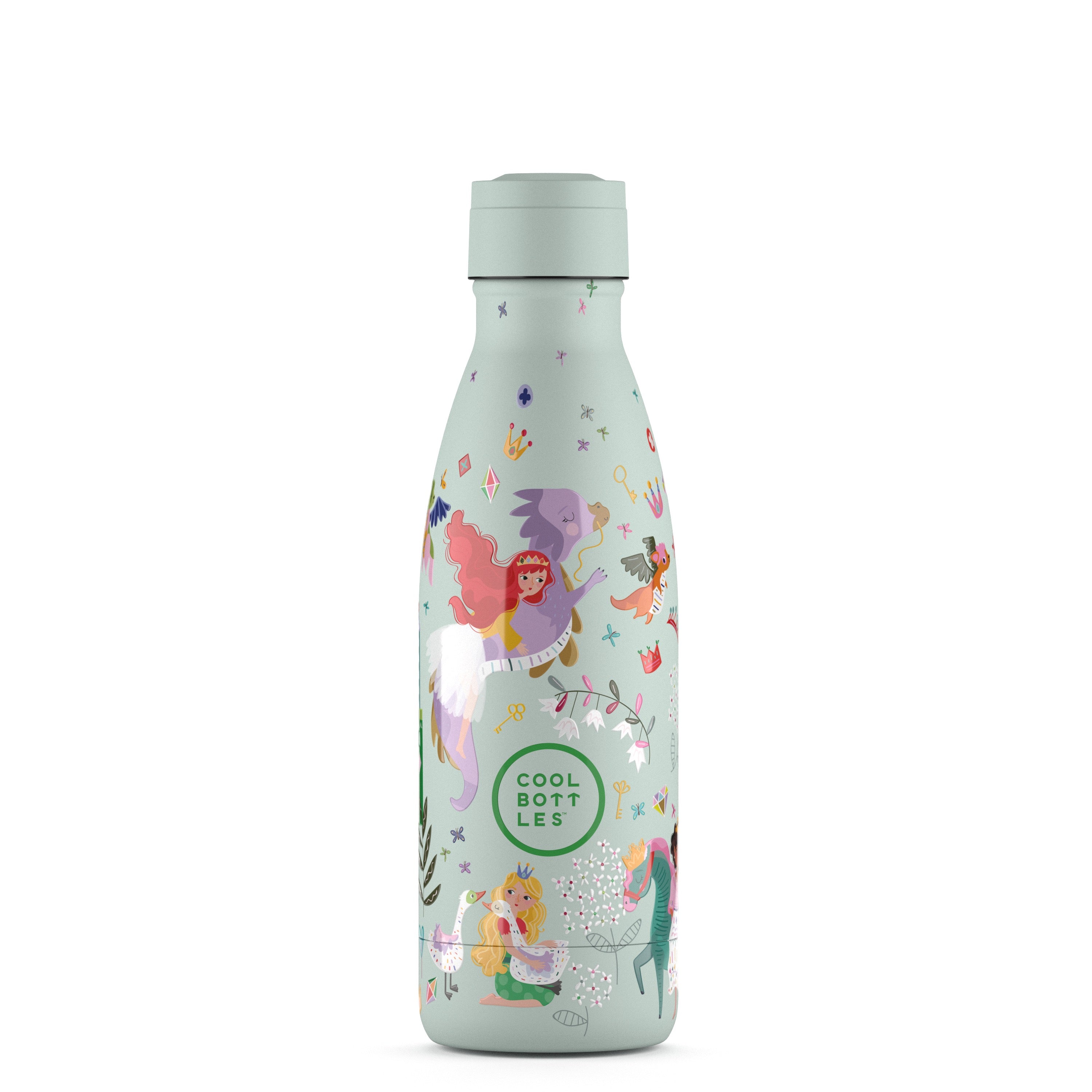 The Bottles Kids 350ml - Water Bottle for Kids Princess Kingdom