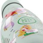 Cool Bottles Kids Princess Kingdom prenses deseni 3D kabartma yakın çekim