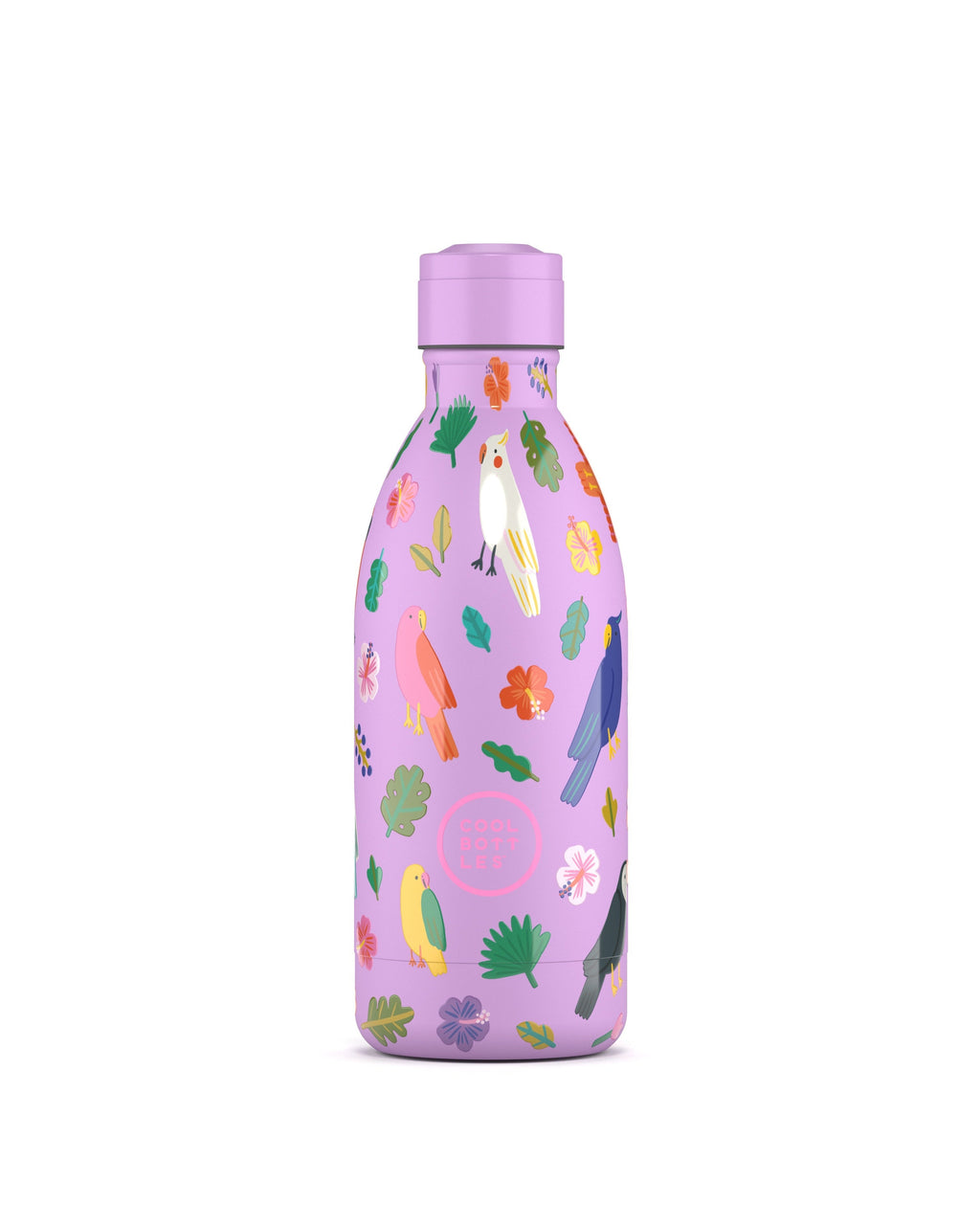 Cool Bottles Kids Fly Free 500 ml çocuk suluğu, vidalı standart kapak takılı