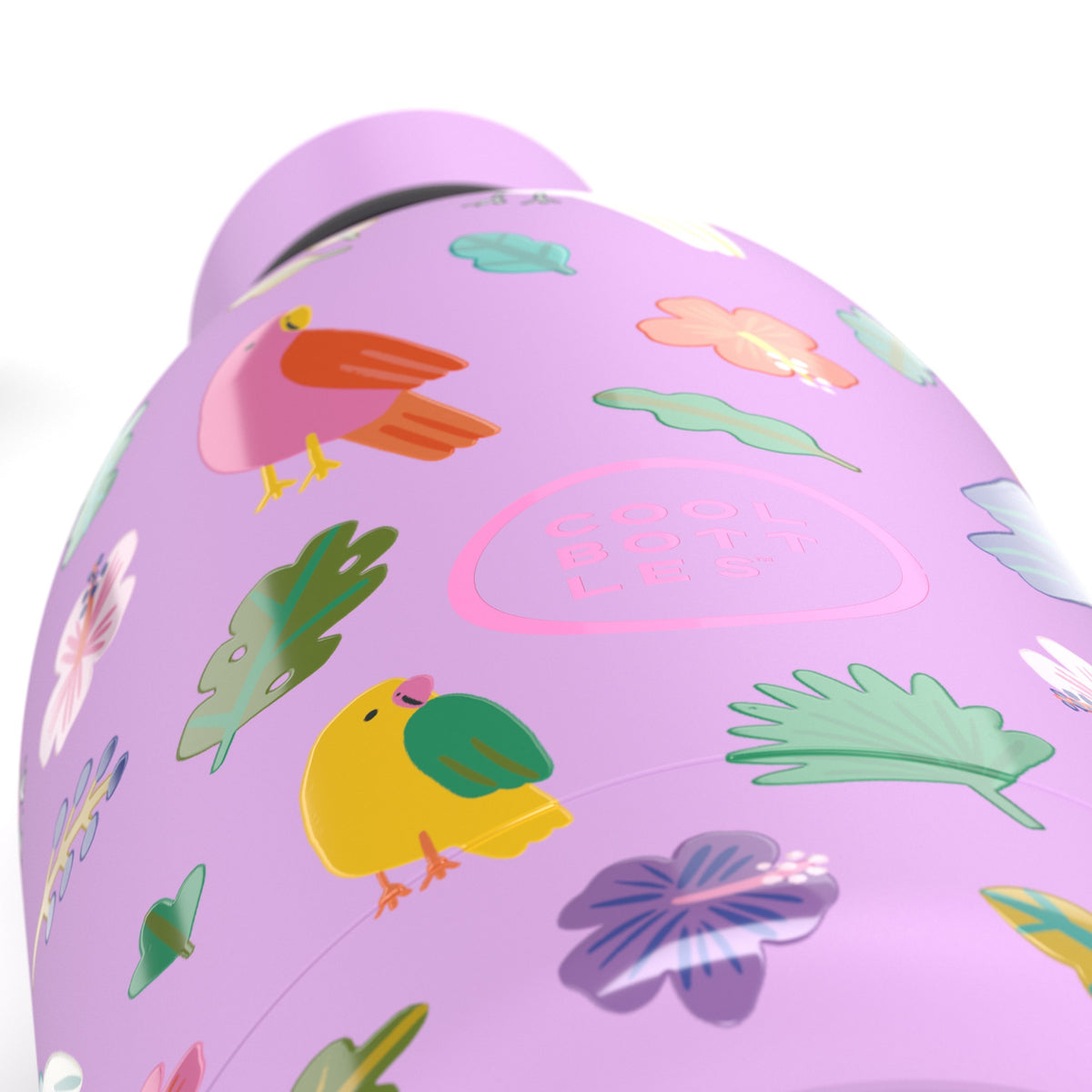 Cool Bottles Kids Fly Free balon deseni 3D kabartma yakın çekim