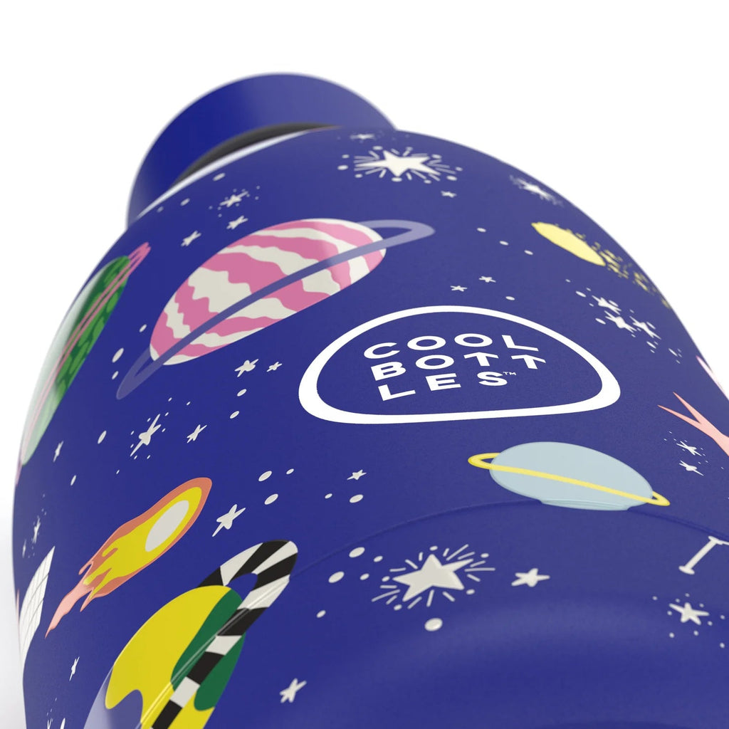 Cool Bottles Kids Stellar Journey yıldız deseni 3D kabartma yakın çekim