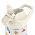 Cool Bottles Kiddies kulplu kapak ve silikon BiteFlow ağızlık yakın çekimi