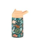 Cool Bottles Kiddies Rainforest Refuge desenli 350 ml bebek suluğu, click kapak kapalı